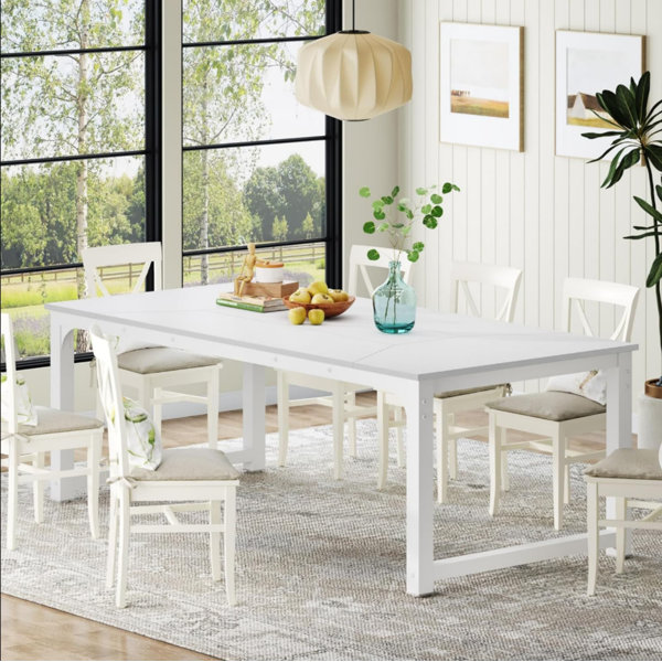 Latitude Run® Borkovany Solid Wood Dining Table | Wayfair